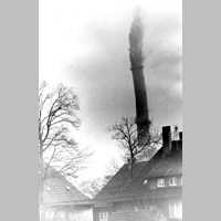 Zeche Brassert Schornsteinsprengung am 28 März 1974